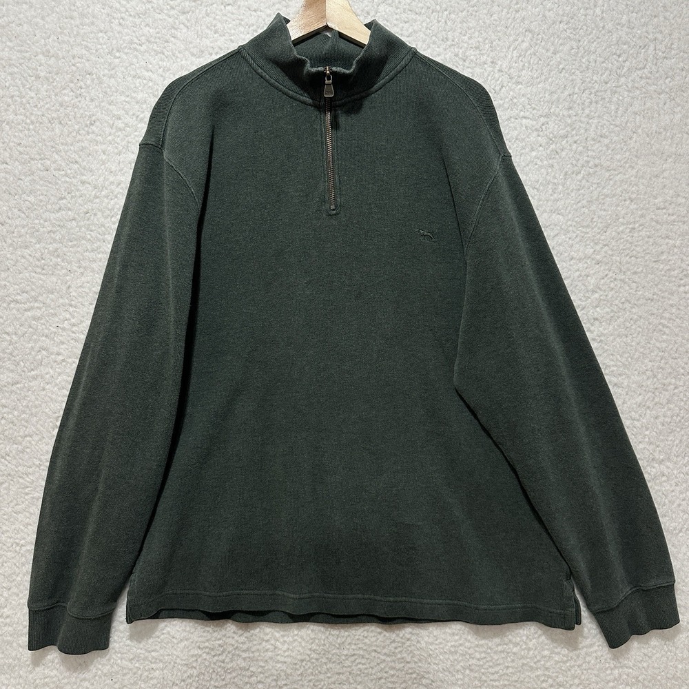 Rodd & Gunn Sweater‎ Men's Size XL 1/4 Zip Pullover Mock Neck Sweatshirt Knit